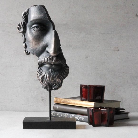 Greek God SculpturePoseidon Bust StatueRoman SculptureHousewarming Gift